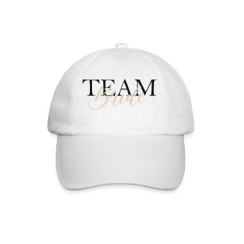 Team Bride - Baseball Cap - white/white - Front