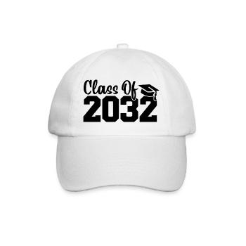Class of 2032 - Baseball Cap - white/white - Front