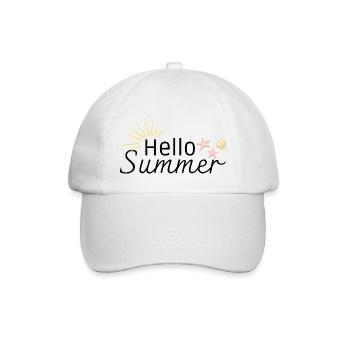 Hello Summer - Casquette classique - blanc/blanc - Devant