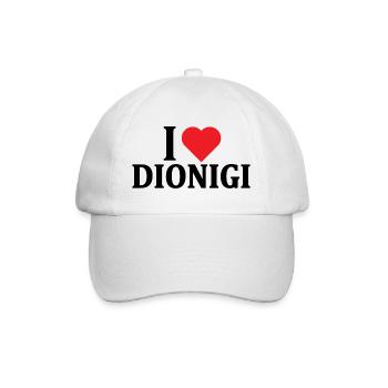 T-shirt J’adore Dionigi t-shirt idée cadeau - Casquette classique - blanc/blanc - Devant