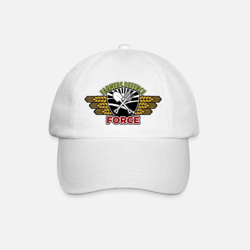 Force de défense des agriculteurs - Casquette classique - blanc/blanc