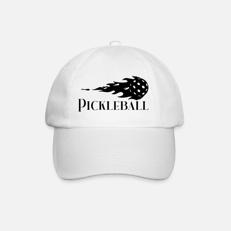 Pickleball - Baseballkappe - Weiß/Weiß