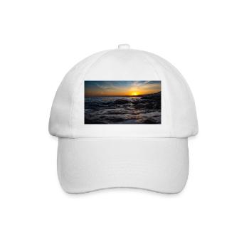coucher de soleil - Casquette classique - blanc/blanc - Devant