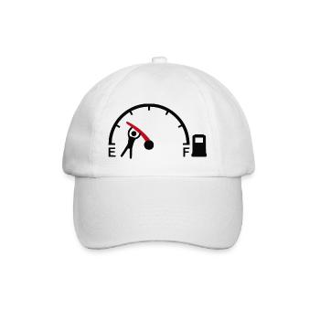 Gasoline too expensive - humor - Baseball Cap - white/white - Front