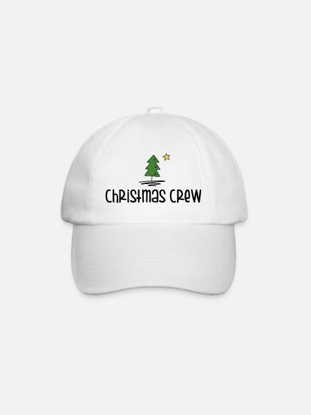 Christmas Crew - Baseballkappe - Weiß/Weiß