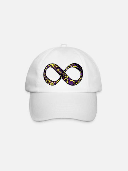 Love By The Sun Dream By The Moon Boho Gift - Baseball Cap - white/white