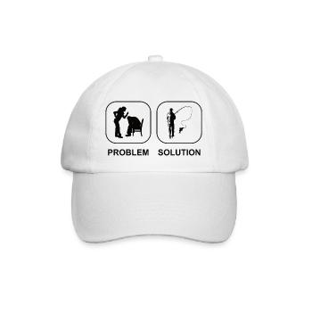 Fishing Fishing Fishing Fishing hooks Fishing - Baseball Cap - white/white - Front