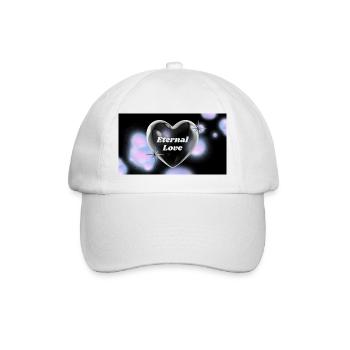 Eternal Love - Baseballkappe - Weiß/Weiß - Vorne