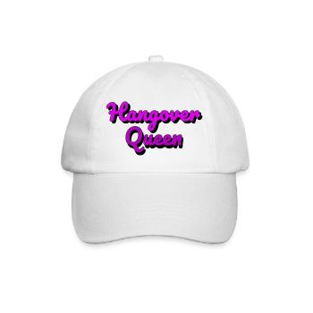 Hangover Queen - Baseballkappe - Weiß/Weiß - Vorne