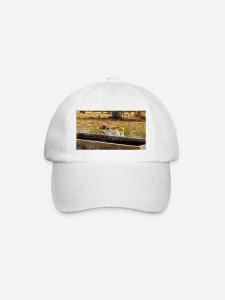 Das kleine Kalb - Baseballkappe - Weiß/Weiß
