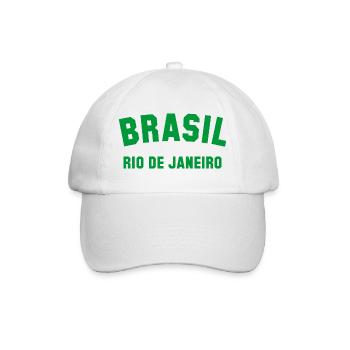 RIO DE JANEIRO, BRAZIL - Baseballkappe - Weiß/Weiß - Vorne