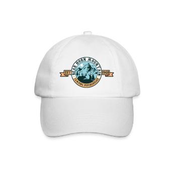 Bear Horn Mountain - Camping Psychedelics - Baseball Cap - white/white - Front