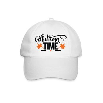 Autumn Time - Baseball Cap - white/white - Front