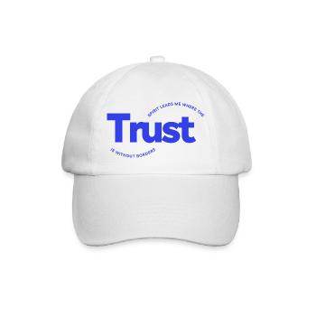 Trust - Baseballkappe - Weiß/Weiß - Vorne