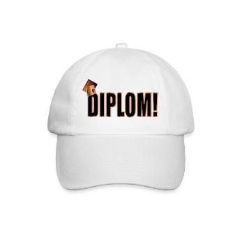 Universität Abschluss Diplom DOKTORHUT - Baseballkappe - Weiß/Weiß - Vorne