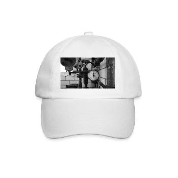 Urbex Photography | Pipes into the past - Baseball Cap - white/white - Front