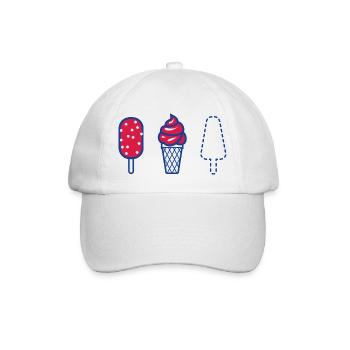 Sommer - Baseballkappe - Weiß/Weiß - Vorne