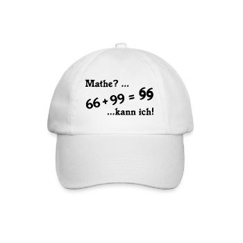 66plus99 v2 schwarz - Baseballkappe - Weiß/Weiß - Vorne