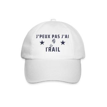 J peux pas j ai Trail - Casquette classique - blanc/blanc - Devant