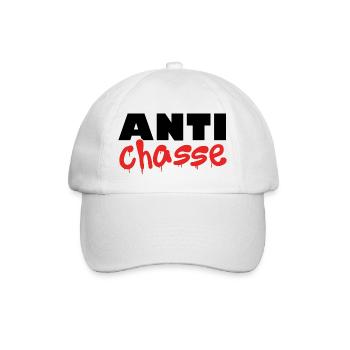 Anti chasse protection animale - Casquette classique - blanc/blanc - Devant