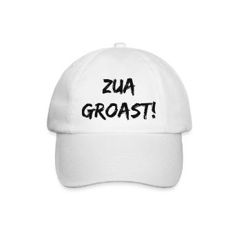 Zua groast - Baseballkappe - Weiß/Weiß - Vorne