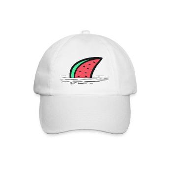Aileron de requin pastèque - Casquette classique - blanc/blanc - Devant