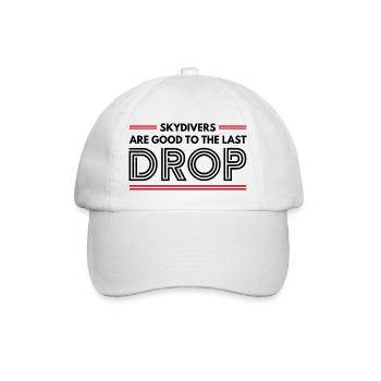 Citation drôle de parachutiste : cadeau parfait ! - Casquette classique - blanc/blanc - Devant