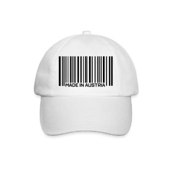Made in Austria - Baseballkappe - Weiß/Weiß - Vorne