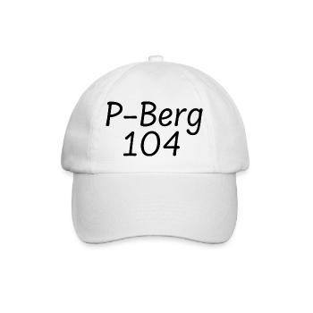 Pberg104 - Baseballkappe - Weiß/Weiß - Vorne