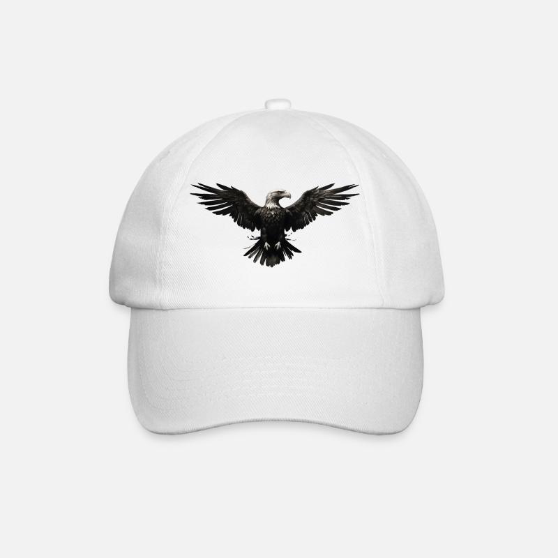 Adler - Baseballkappe - Weiß/Weiß