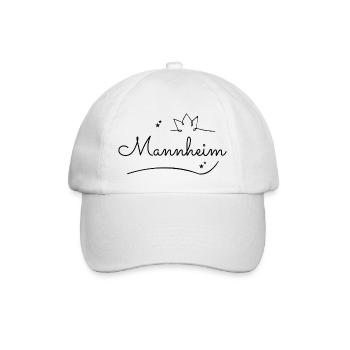 Mannheim Monnem Mannheimat - Casquette classique - blanc/blanc - Devant