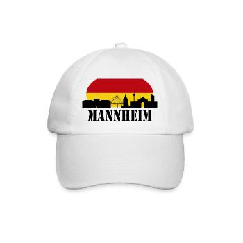 Mannheim Monnem Mannheimat - Casquette classique - blanc/blanc - Devant