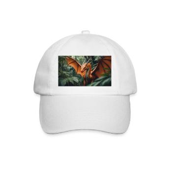 Un dragon vert orange réaliste dans l’outback - Casquette classique - blanc/blanc - Devant