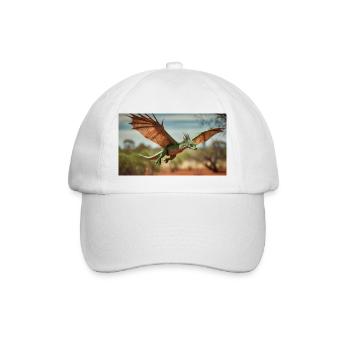 Un dragon vert orange réaliste dans l’outback - Casquette classique - blanc/blanc - Devant
