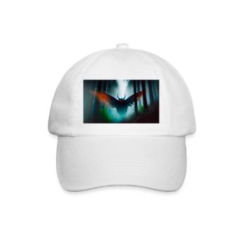 maléfique Mothman en Amérique du Nord monstre horreur sombre - Casquette classique - blanc/blanc - Devant