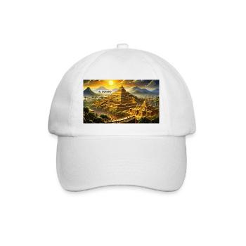 beautiful mythical places – El Dorado Golden city - Baseball Cap - white/white - Front