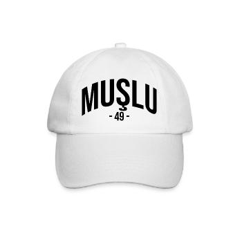 Mus 49 Türkei Turkiye Geschenk Urlaub TR Türk - Baseballkappe - Weiß/Weiß - Vorne