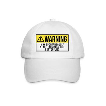 Butterfly - Baseball Cap - white/white - Front