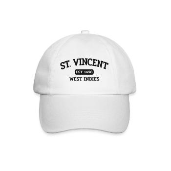 Saint-Vincent - Kingstown - Caraïbes - Antilles - Casquette classique - blanc/blanc - Devant