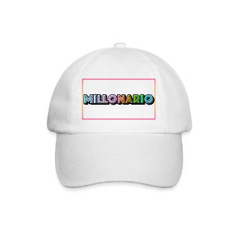 201431 - Baseball Cap - white/white - Front