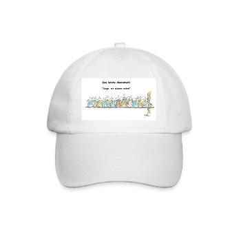 Das letzte Abendmahl - Baseballkappe - Weiß/Weiß - Vorne