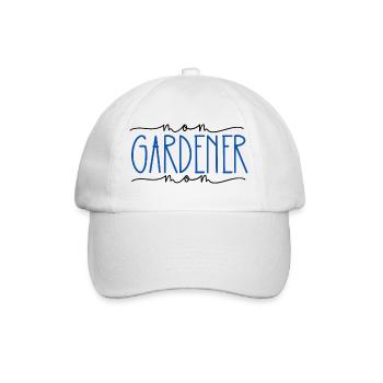 Jardinier Fier Maman Cadeau Mignon - Casquette classique - blanc/blanc - Devant