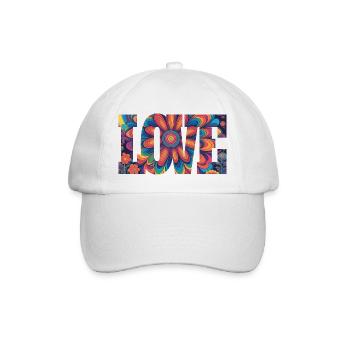 Amour - Casquette classique - blanc/blanc - Devant