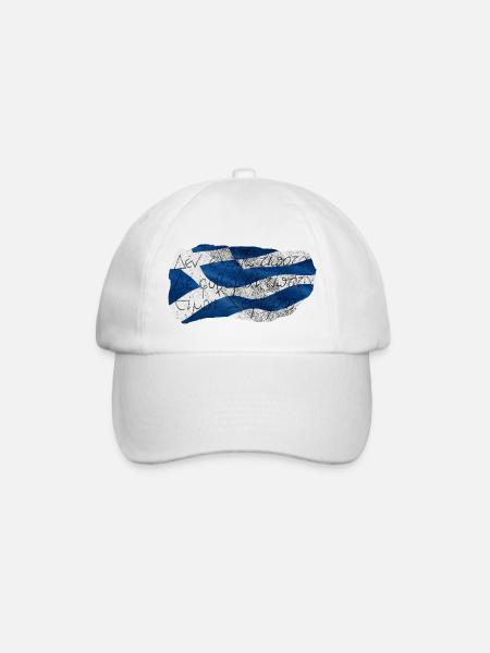 ich bin frei - Baseballkappe - Weiß/Weiß
