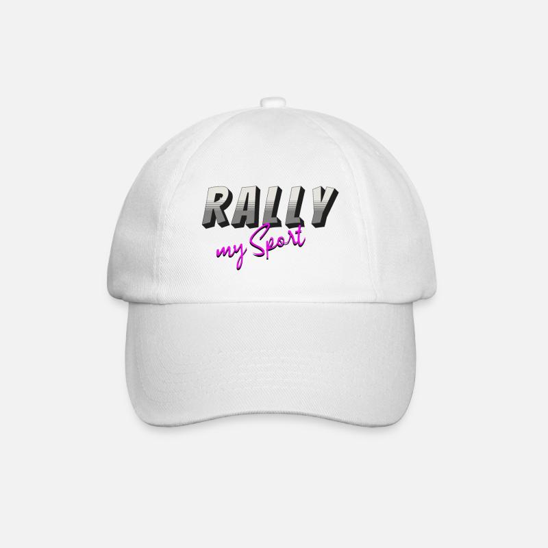 Rallye my Sport gris rose - Casquette classique - blanc/blanc