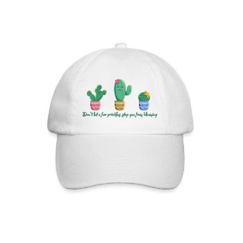 Sweet Cactus Trio - Blooming - Baseball Cap - white/white - Front