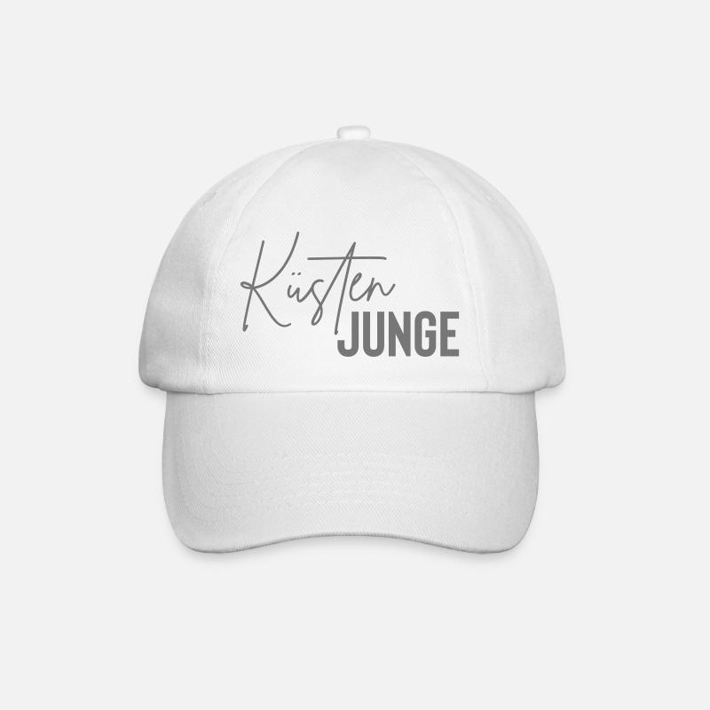 küsten junge - Baseballkappe - Weiß/Weiß