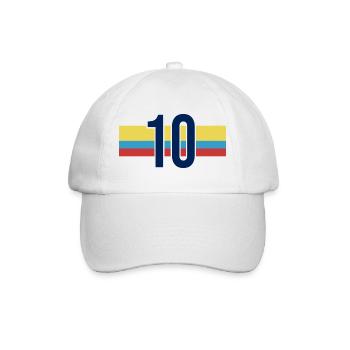 Sportswoman Number 10 - Baseball Cap - white/white - Front