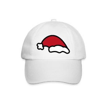 Chapeau de Père Noël - Casquette classique - blanc/blanc - Devant