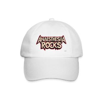 Anesthesia rocks - Baseball Cap - white/white - Front